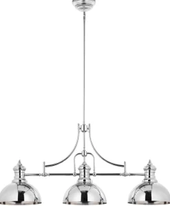 Lampa Wisząca PLATINO Srebrny 3xE27 * Jupiter Discount