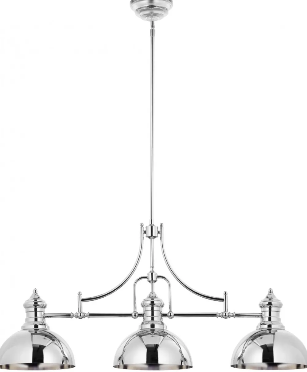 Lampa Wisząca PLATINO Srebrny 3xE27 * Jupiter Discount