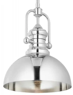 Lampa Wisząca PLATINO Srebrny 1xE27 31 cm * Jupiter Hot
