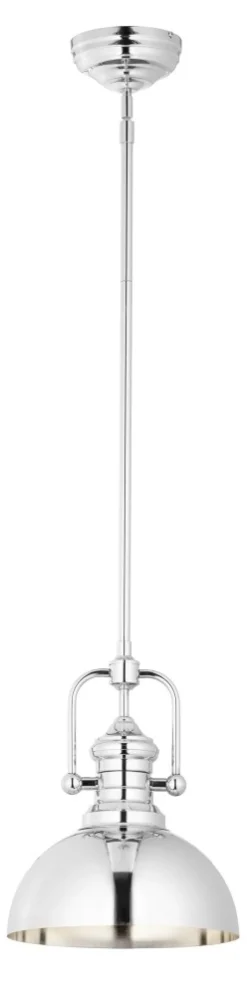 Lampa Wisząca PLATINO Srebrny 1xE27 31 cm * Jupiter Hot