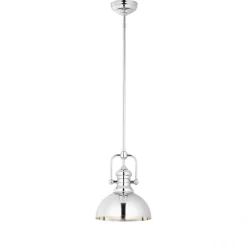 Lampa Wisząca PLATINO Srebrny 1xE27 31 cm * Jupiter Hot