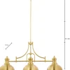 Lampa Wisząca PLATINO Złoty 3xE27 * Jupiter