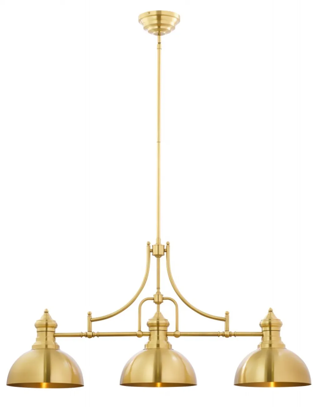 Lampa Wisząca PLATINO Złoty 3xE27 * Jupiter