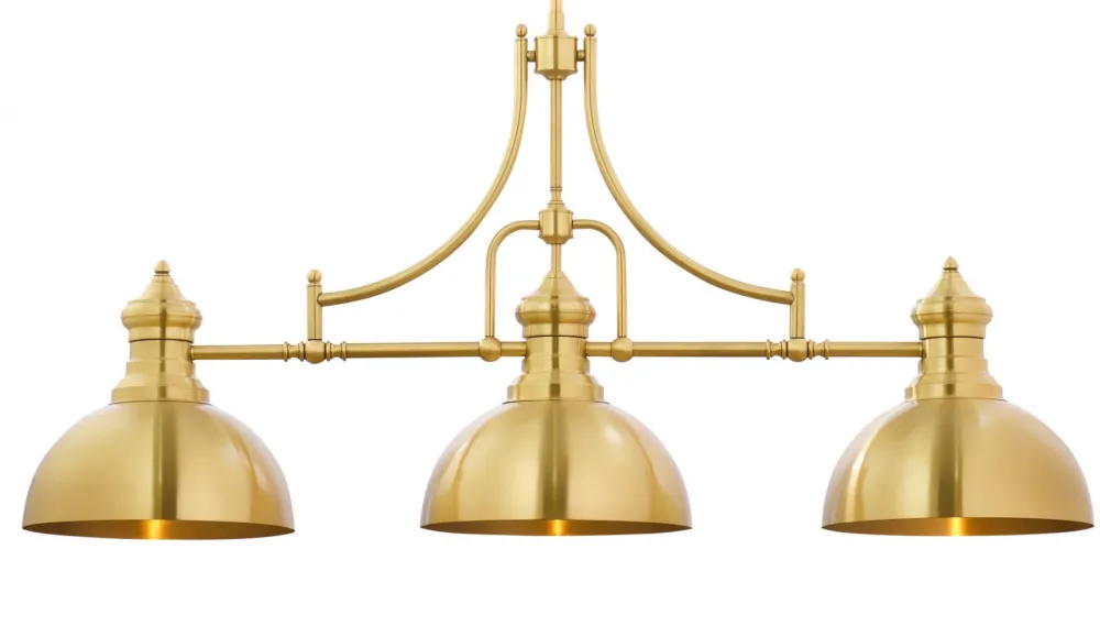 Lampa Wisząca PLATINO Złoty 3xE27 * Jupiter