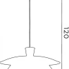 Lampa Wisząca PLATO Czarny Miedziany Metalowy Klosz 1xE27 34cm
