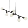 Lampa Wisząca PORTO Czarny Loft 6xE27 * TK Lighting Online