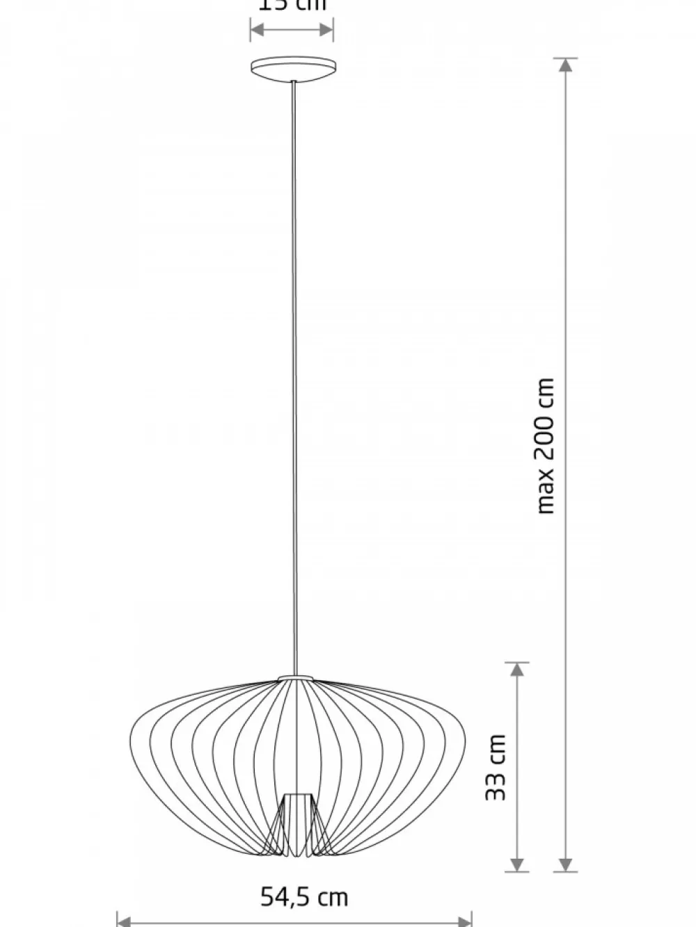Lampa wisząca PUMPKIN M ceglasta 1xGU10 * Nowodvorski New