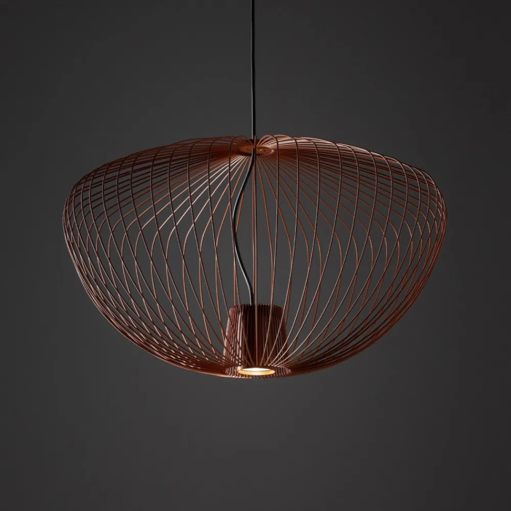 Lampa wisząca PUMPKIN M ceglasta 1xGU10 * Nowodvorski New