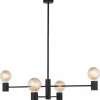 Lampa wisząca RADIUS czarna 4xE27 * Nowodvorski Online