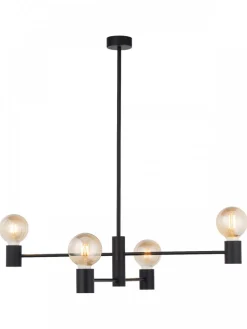 Lampa wisząca RADIUS czarna 4xE27 * Nowodvorski Online