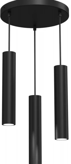 Lampa Wisząca RAITO Czarny 3xGU10 Plafon