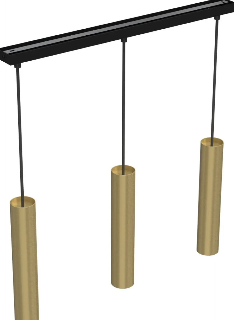 Lampa Wisząca RAITO Złoty Czarny 3xGU10