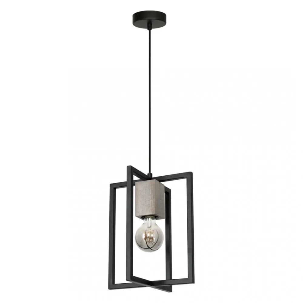 Lampa Wisząca RALPH Czarny 1xE27 * Eko-light New