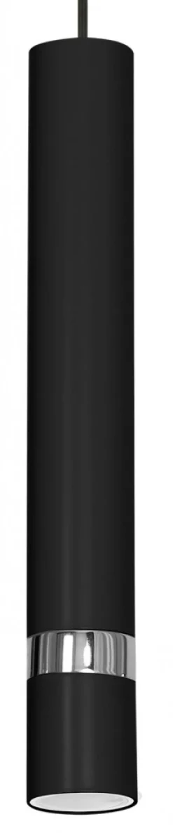 Lampa Wisząca RENO Czarny Srebrny 1xGU10