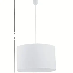 Lampa wisząca RONDO biała 3xE27 * TK Lighting New