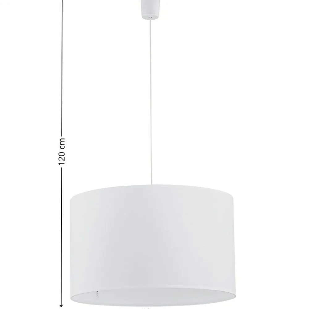 Lampa wisząca RONDO biała 3xE27 * TK Lighting New