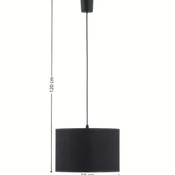 Lampa wisząca RONDO czarna 3xE27 * TK Lighting Discount