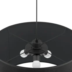 Lampa wisząca RONDO czarna 3xE27 * TK Lighting Discount