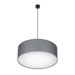 Lampa Wisząca RONDO Grafitowy Abażur 3xE27 60cm * TK Lighting Best