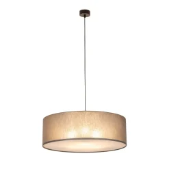 Lampa Wisząca RONDO Grafitowy Abażur 3xE27 60cm * TK Lighting Best