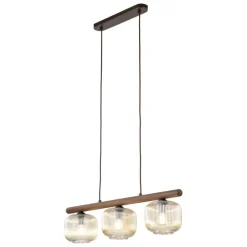 Lampa wisząca SALVIA brązowa 3xE14 * TK Lighting New
