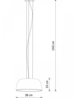 Lampa wisząca SATELLITE S grafitowa 3xE27 * Nowodvorski Best