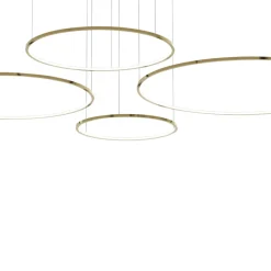 Lampa wisząca SATURNO Złota 120W LED 4000K * Eko-light