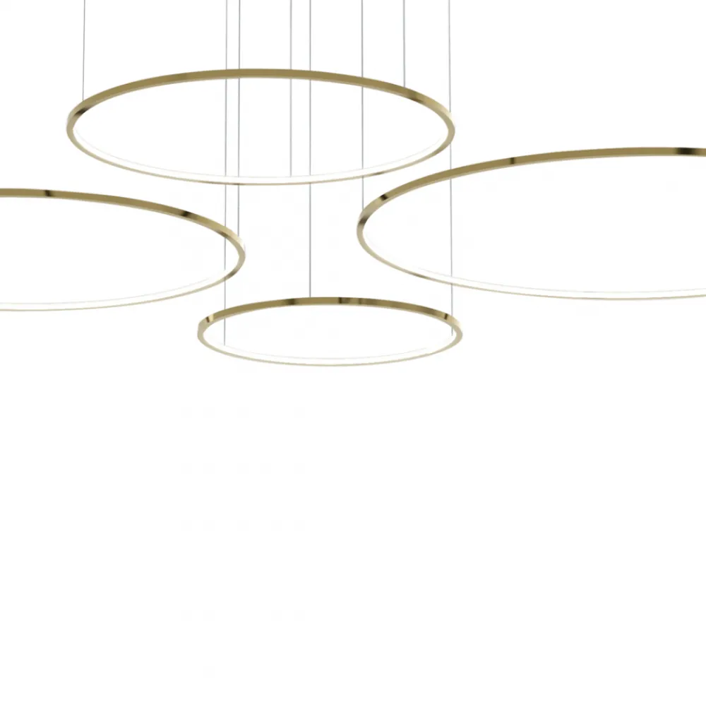 Lampa wisząca SATURNO Złota 120W LED 4000K * Eko-light