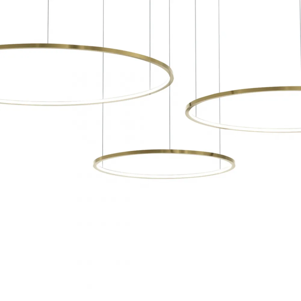 Lampa wisząca SATURNO Złota 100W LED 4000K * Eko-light
