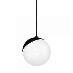 Lampa Wisząca SFERA Czarny Szklane Klosze 3xE14 * Eko-light Discount