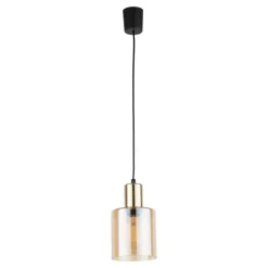 Lampa Wisząca SIERRA Złota Szklany Klosz 1xE27 * TK Lighting Hot