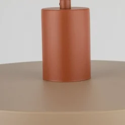 Lampa wisząca SILA ceglasta sabia beżowa 1xE27 30 cm * TK Lighting