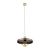 Lampa wisząca SILA sabia beżowa brązowa 1xE27 30 cm * TK Lighting