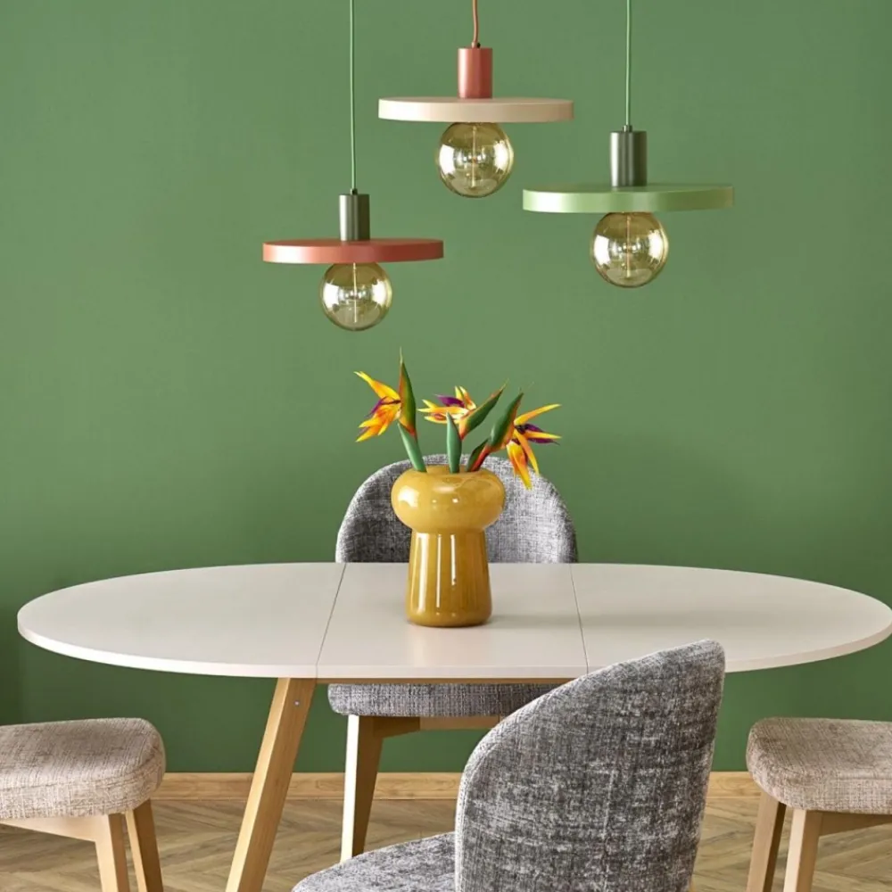 Lampa wisząca SILA zielona 1xE27 30 cm * TK Lighting Discount