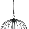 Lampa Wisząca SINGLE Czarny 4xE14 39cm * Luminex New