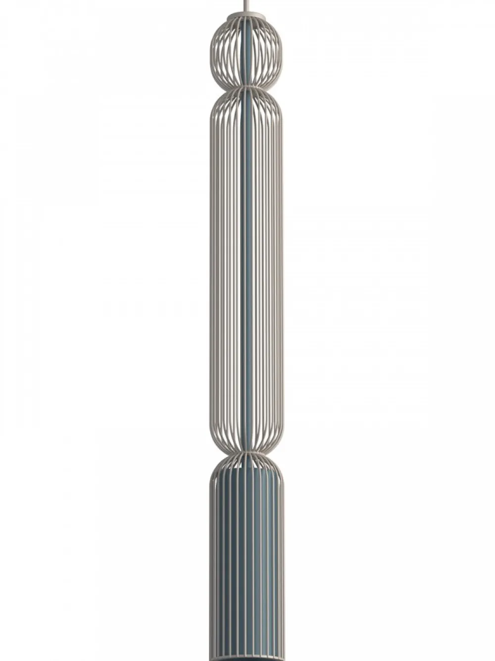 Lampa wisząca SINGLES A beżowa niebieska * Nowodvorski