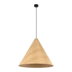 Lampa wisząca SOLIS WOOD jasny dąb 1xE27 * TK Lighting Best