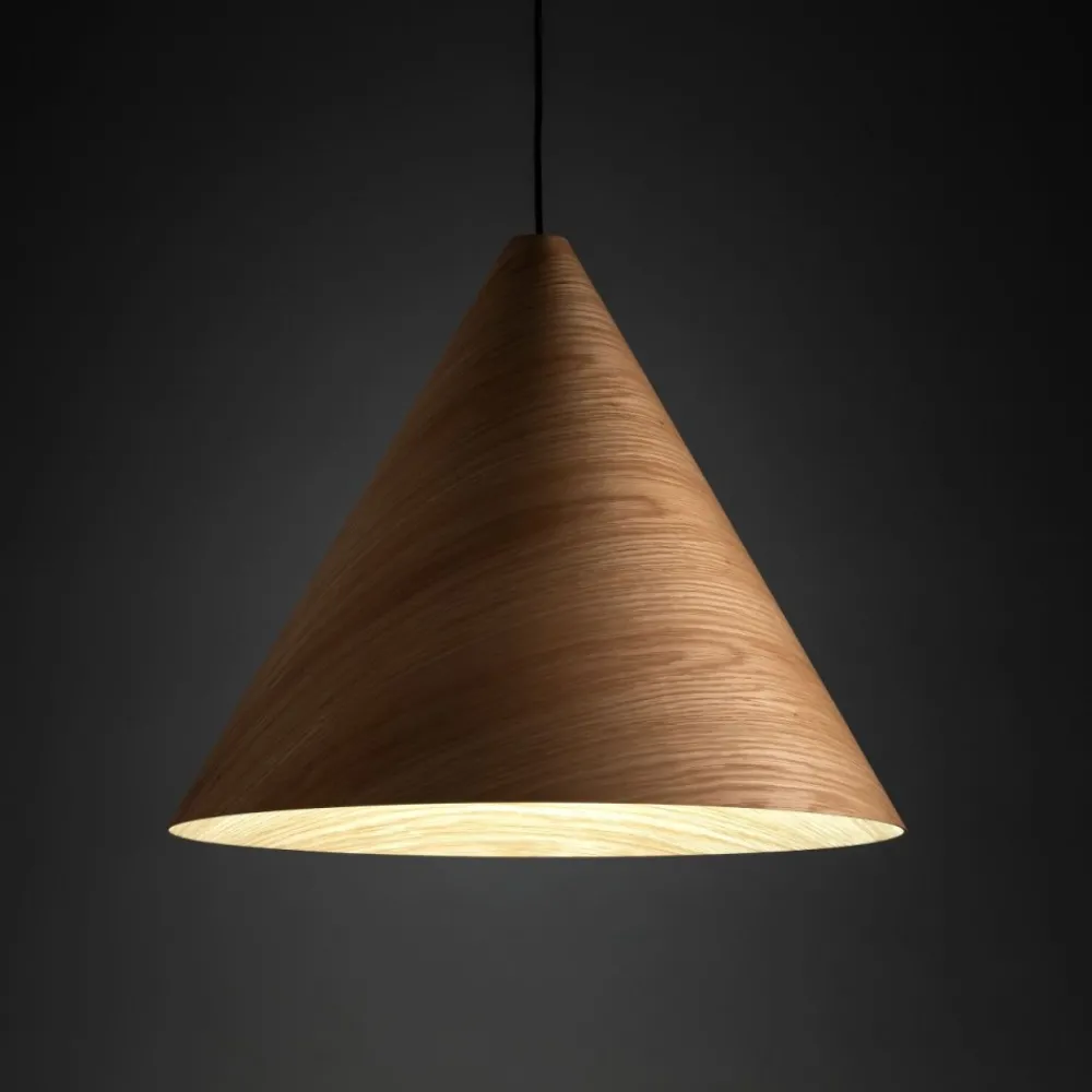 Lampa wisząca SOLIS WOOD jasny dąb 1xE27 * TK Lighting Best