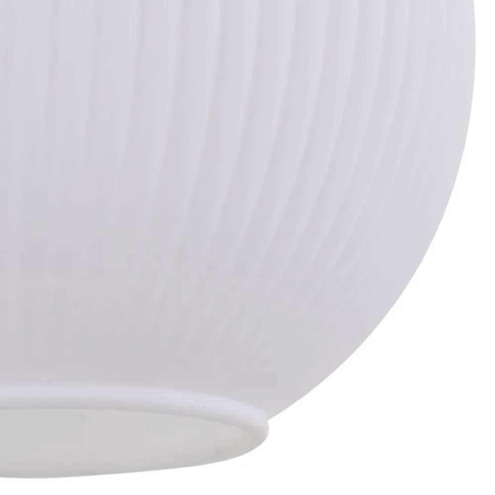 Lampa wisząca SOPHIA czarna klosz biały 1xE14 kula * TK Lighting Hot