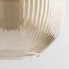Lampa wisząca SOPHIA czarna klosz beżowy 1xE14 15 cm kula * TK Lighting Discount