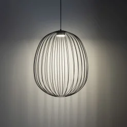 Lampa wisząca SPHERA L czarna 1xGX53 * TK Lighting Hot