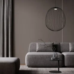 Lampa wisząca SPHERA L czarna 1xGX53 * TK Lighting Hot