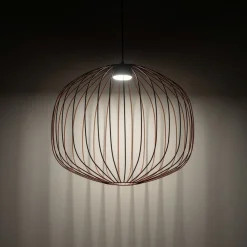 Lampa wisząca SPHERA M ceglasta 1xGX53 * TK Lighting Hot