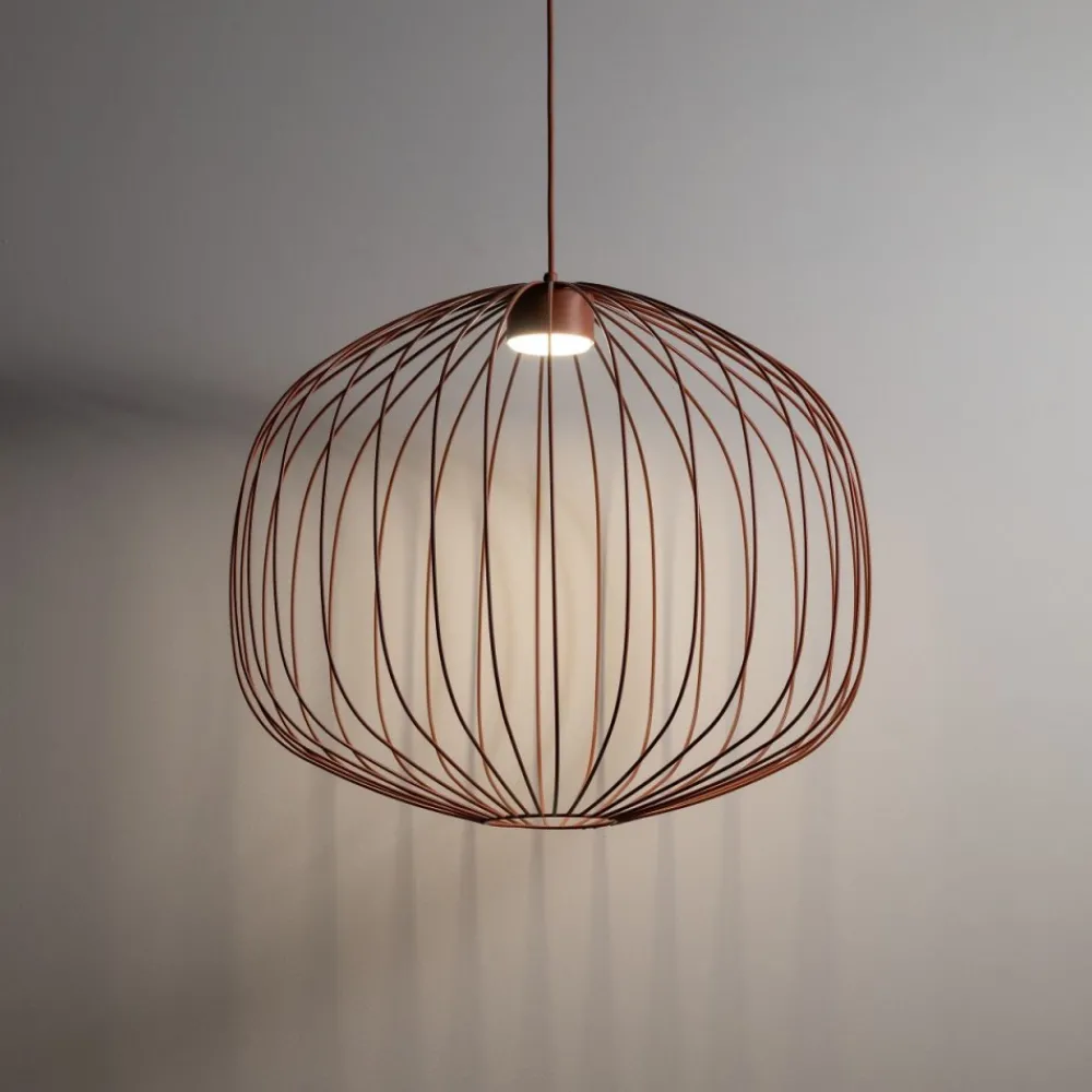 Lampa wisząca SPHERA M ceglasta 1xGX53 * TK Lighting Hot