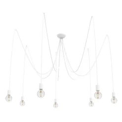 Lampa Wisząca SPIDER Biały 7xE27 * Nowodvorski Discount