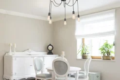 Lampa Wisząca SPINDEL Czarny 5xE27