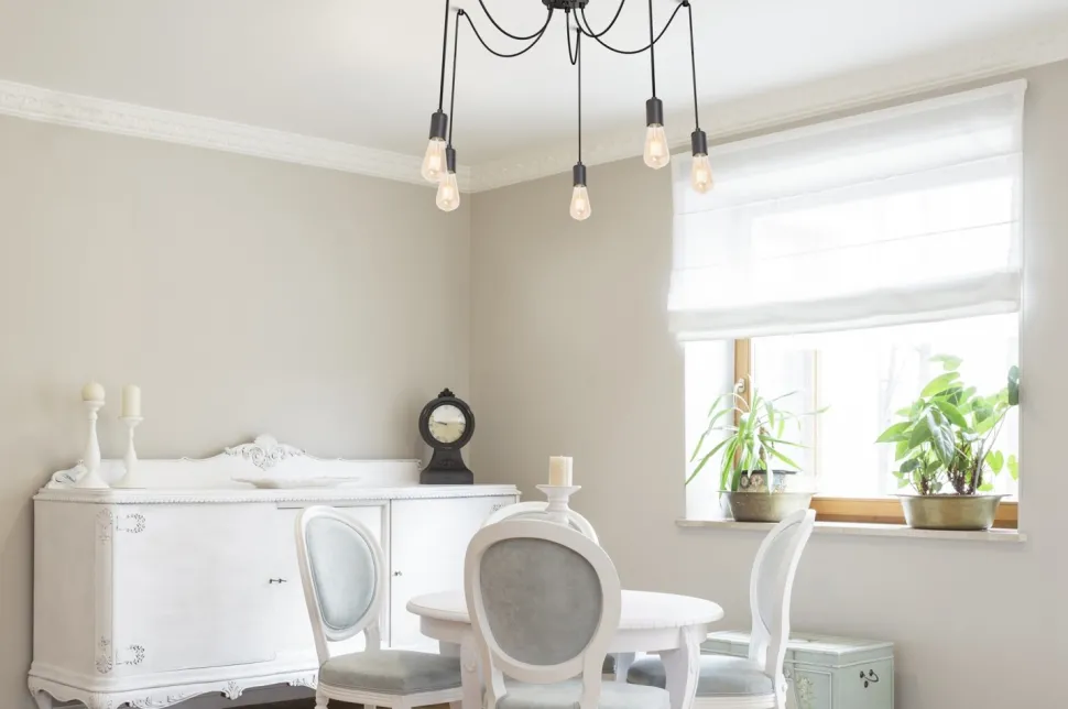 Lampa Wisząca SPINDEL Czarny 5xE27