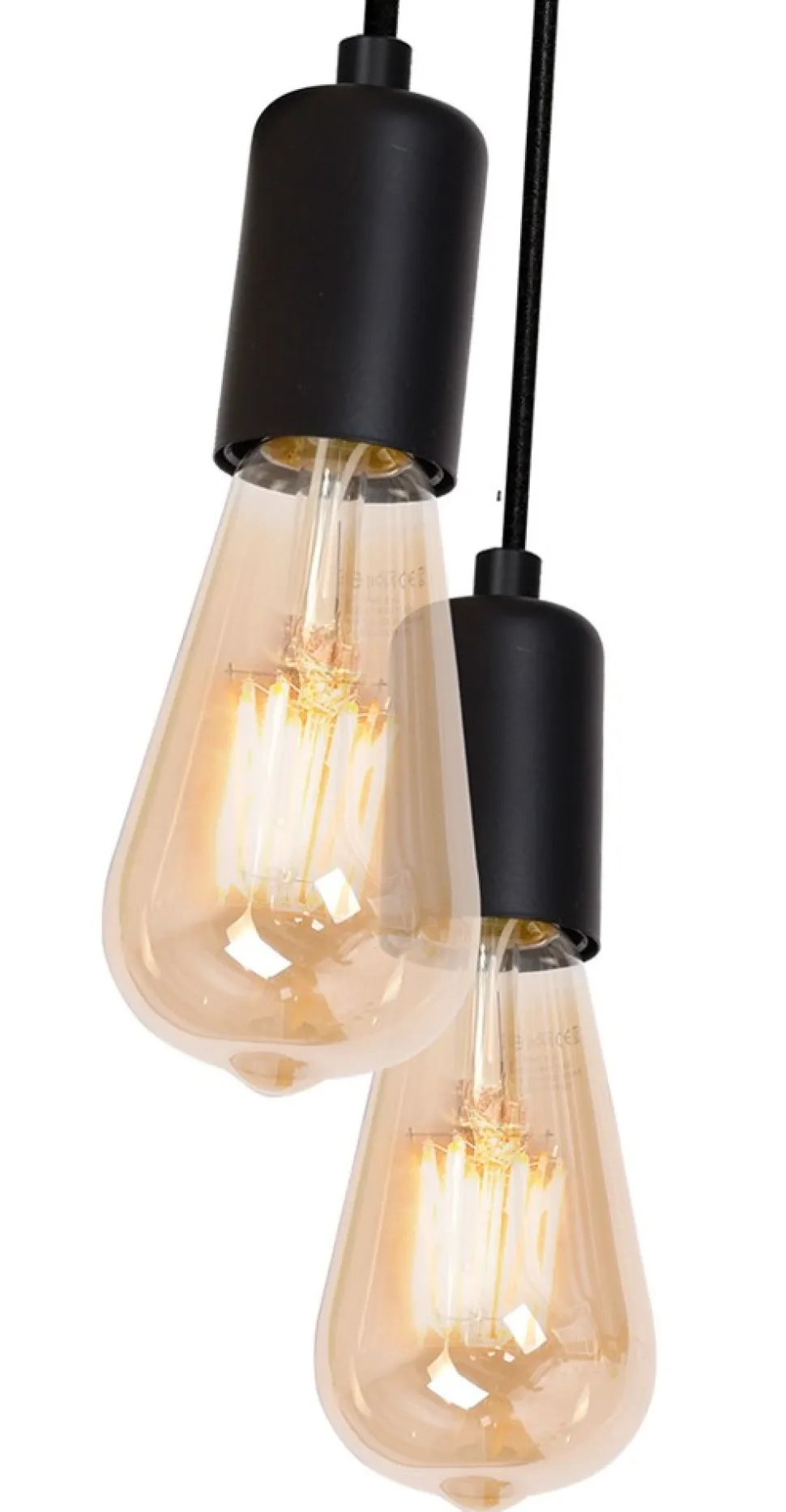 Lampa Wisząca SPINDEL Czarny 5xE27