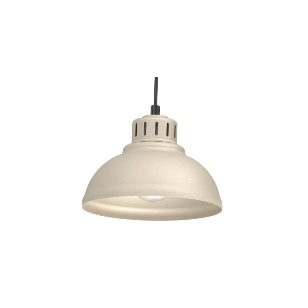 Lampa Wisząca SVEN Beżowy Metalowy Klosz 5xE27 * Luminex New