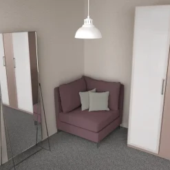 Lampa Wisząca SVEN Biały Metalowy Klosz 1xE27 21cm * Luminex